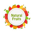 © cornecoba - Natural fruits sticker