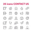 Icons contact us