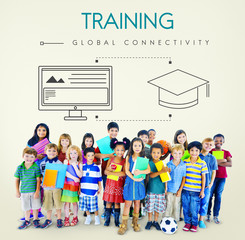 Poster - Education Global Connectivity Graphic Concept