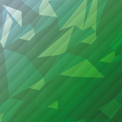 Wall Mural - geometric green tones background patterns icon