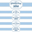 Oktoberfest 2016 banners with text