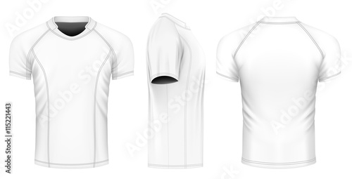 Rugby vector jersey Poster Mural XXL