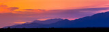 Fototapeta Zachód słońca - sunset mountains