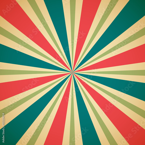 Sunburst multicolor pattern background. vector illustration