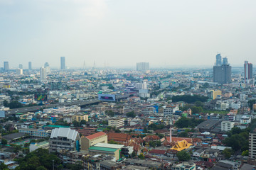 Residence are in the cityscape of bangkok