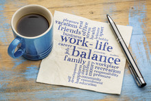 Work Life Balance Word Cloud