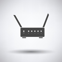 Wall Mural - Wi-Fi router icon