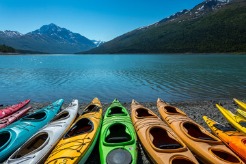 Eklutna Lake in Alaska