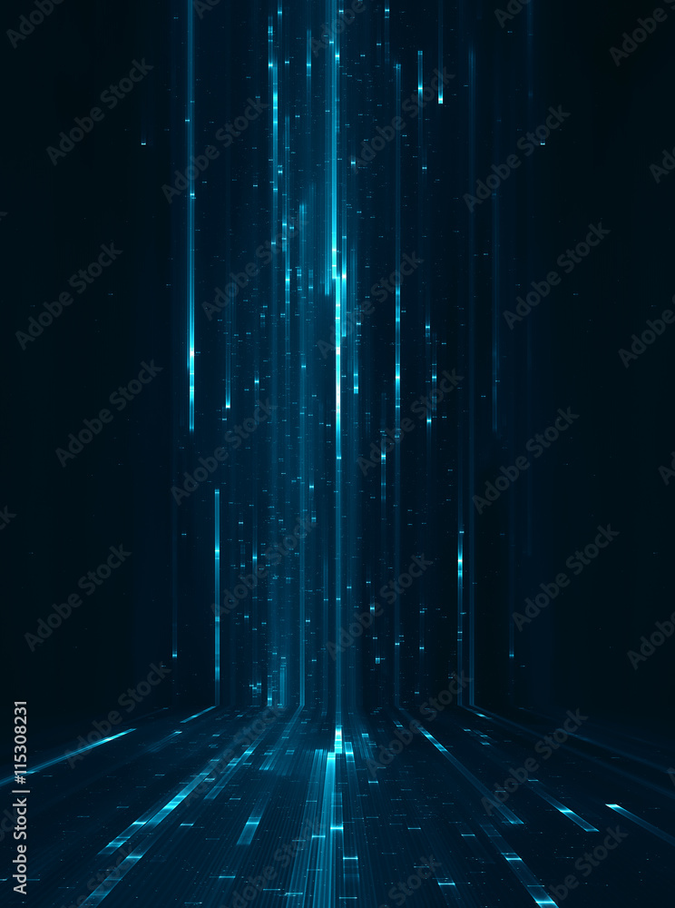 Abstract data stream matrix like background Stock Illustration | Adobe ...