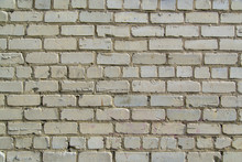 Yellow Old Brickwork As Background Texture