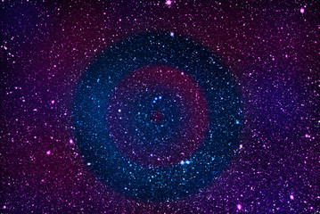 abstract pink and blue space background