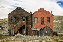 Abandoned Buildings In The Mining Ghost Two Of Bodie, California.