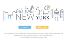 Website Banner And Landing Page New York