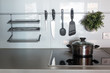 © dtatiana - Modern kitchen at home with kitchenware