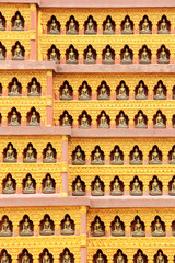 Wall Mural - Texture of the walls in a Buddhist temple. Kathmandu, Nepal