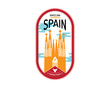 Modern Country & City Badge - Spain