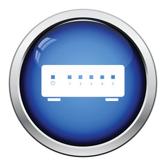 Wall Mural - Ethernet switch icon