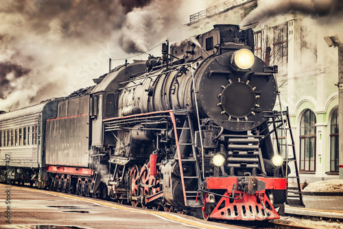 Obrazy pociągi  industrialna-lokomotywa