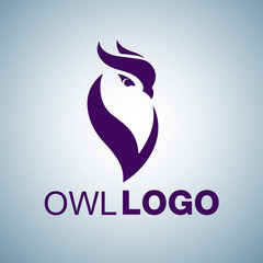 Wall Mural - owl logo 5