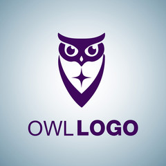 Wall Mural - owl logo 6