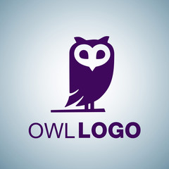 Wall Mural - owl logo 8