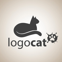 Wall Mural - logo cat