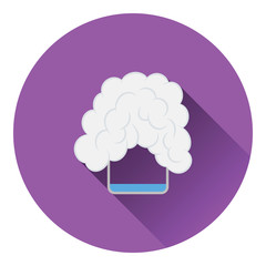 Poster - Icon of chemistry reaction in glass