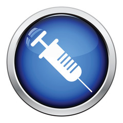 Wall Mural - Syringe icon