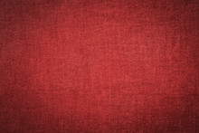 Red Fabric Texture Wallpaper Background.