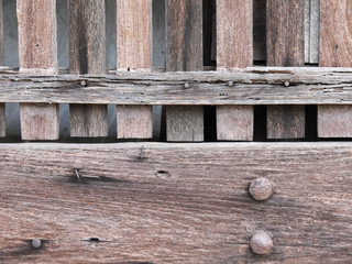 Sticker - grunge old wood texture