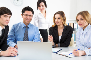 Wall Mural - Group of business people