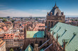 Panoramic view of Strasbourg in France