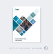 © Diamond Graphics - Vector design for cover annual report. Brochure or flyer in A4 w
