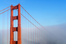 Low Fog At Golden Gate Bridge, San Francisco