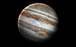 Jupiter - High resolution 3D images presents planets of the solar system. This image elements furnished by NASA