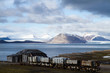 ny alesung in the svalbard island near north pole
typical houses built by the coal miners