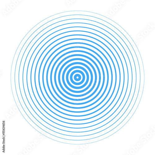 Blue Water Rings Drops Isolated On White Background Vector Patt Blue Water Rings Drops Isolated On White Background Vector Patt