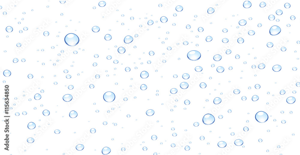 Background with bubbles. - obrazy, fototapety, plakaty 