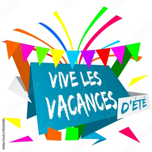 Vive Les Vacances D Ete Stock Vector Adobe Stock Vive Les Vacances D Ete Stock Vector Adobe Stock