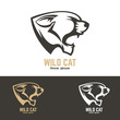 wild cat. Vector design element