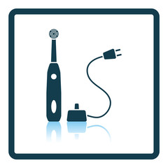 Poster - Electric toothbrush icon