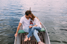 Couple In Boat