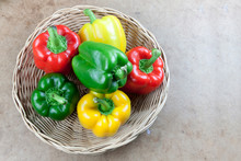 Three Color Bell Peppers