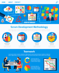 Scrum Agile Development Webpage Design 