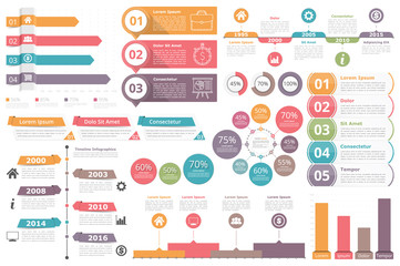 Wall Mural - Infographic Elements