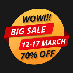 Wall Mural - Big Sale Banner