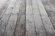 perspective old grunge brown wooden floor with thick desk background
