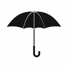 Wall Mural - Umbrella icon in simple style isolated vector illustration