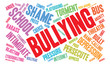 © arloo - Bullying word cloud on a white background.