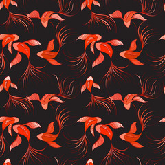 fish seamless pattern